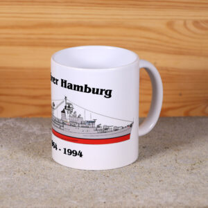 Tasse Zerstörer Hamburg - Silhouette