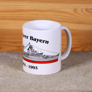 Tasse Zerstörer Bayern - Silhouette