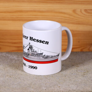 Tasse Zerstörer Hessen - Silhouette