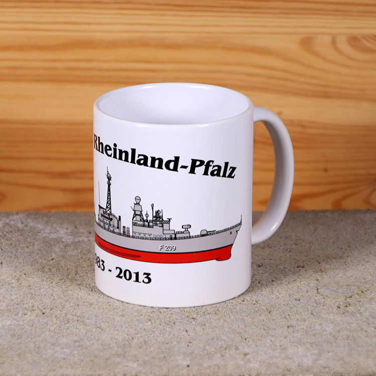Tasse Fregatte Rheinland-Pfalz - Silhouette