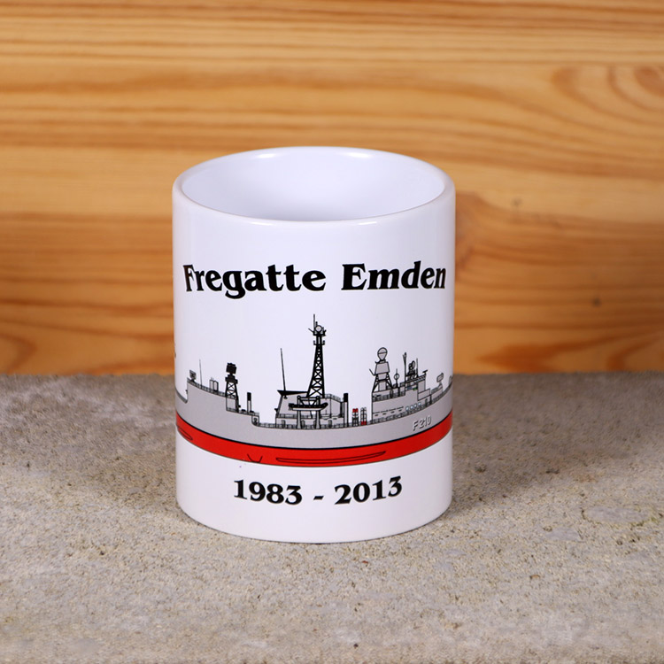 Tasse Fregatte Emden - Silhouette – Bild 2