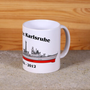 Tasse Fregatte Karlsruhe - Silhouette