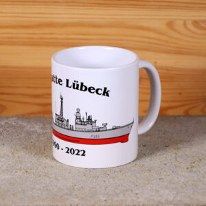 Tasse Fregatte Lübeck - Silhouette