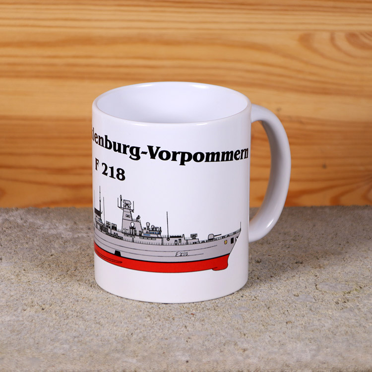 Tasse Fregatte Mecklenburg-Vorpommern - Silhouette