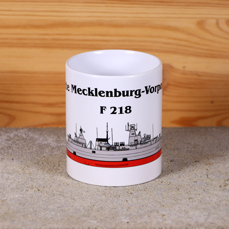 Tasse Fregatte Mecklenburg-Vorpommern - Silhouette – Bild 2