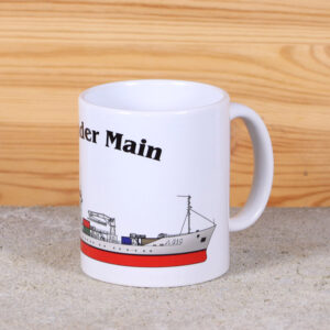 Weiße Tasse Tender Main