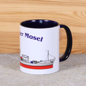 Blaue Marine-Tasse Tender Mosel