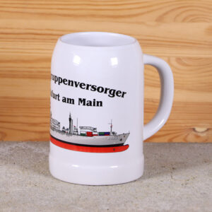 Klassischer Bierkrug EGV Frankfurt am Main mit Silhouette