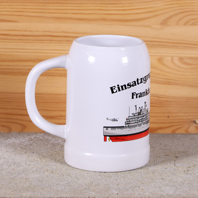 Klassischer Bierkrug EGV Frankfurt am Main mit Silhouette – Bild 3