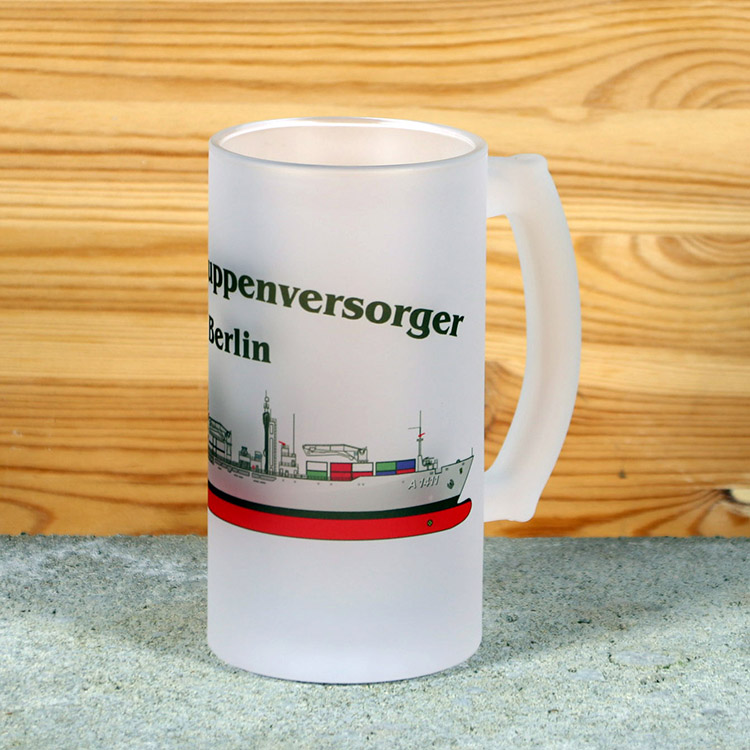Satinierter Bierkrug EGV Berlin