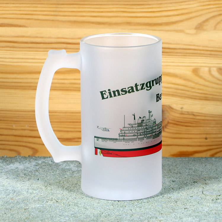 Satinierter Bierkrug EGV Berlin – Bild 3