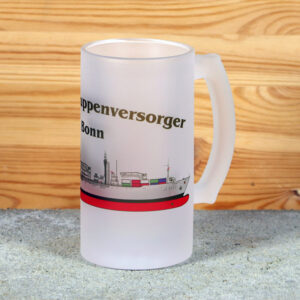 Satinierter Bierkrug EGV Bonn