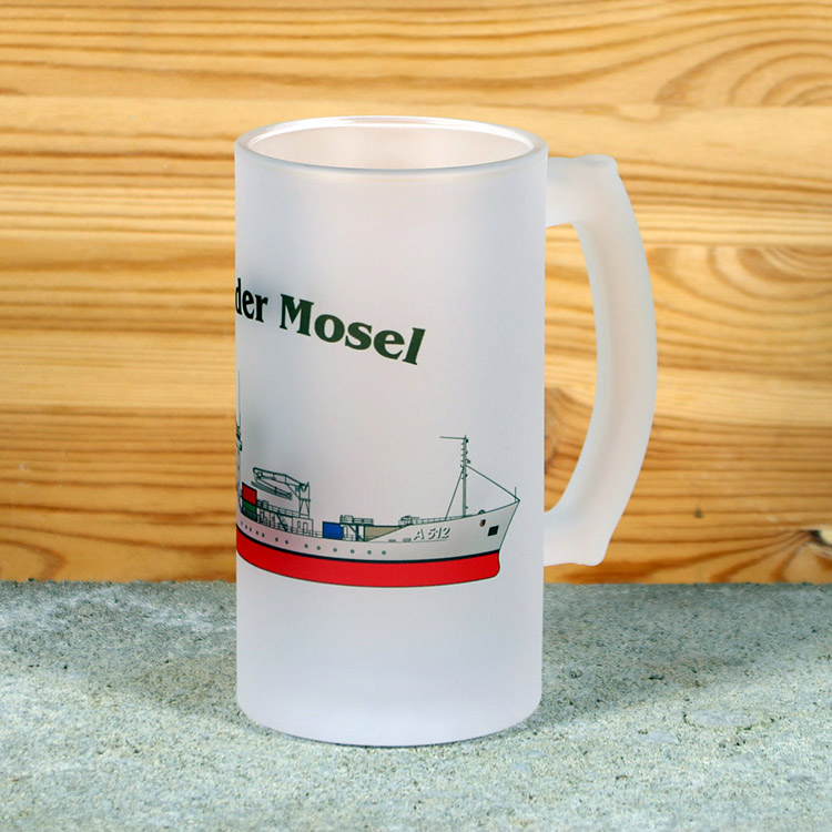 Satinierter Bierkrug Tender Mosel