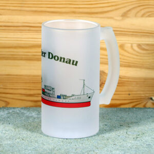 Satinierter Bierkrug Tender Donau