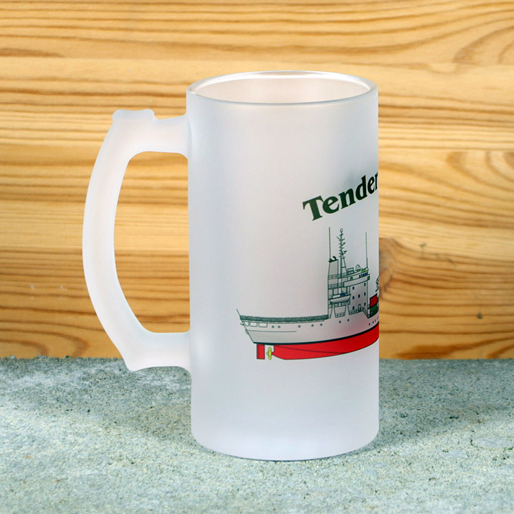Satinierter Bierkrug Tender Donau – Bild 3