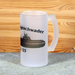 Satinierter Bierkrug U 33