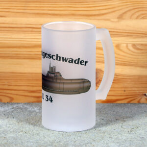 Satinierter Bierkrug U 34