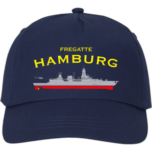 Bordmütze bedruckt Fregatte Hamburg