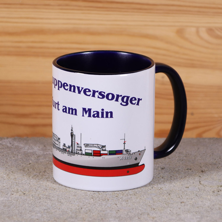 Marine-Tasse EGV Frankfurt am Main mit Silhouette