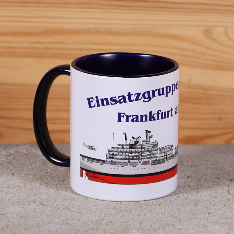 Marine-Tasse EGV Frankfurt am Main mit Silhouette und Wunschtext – Bild 4
