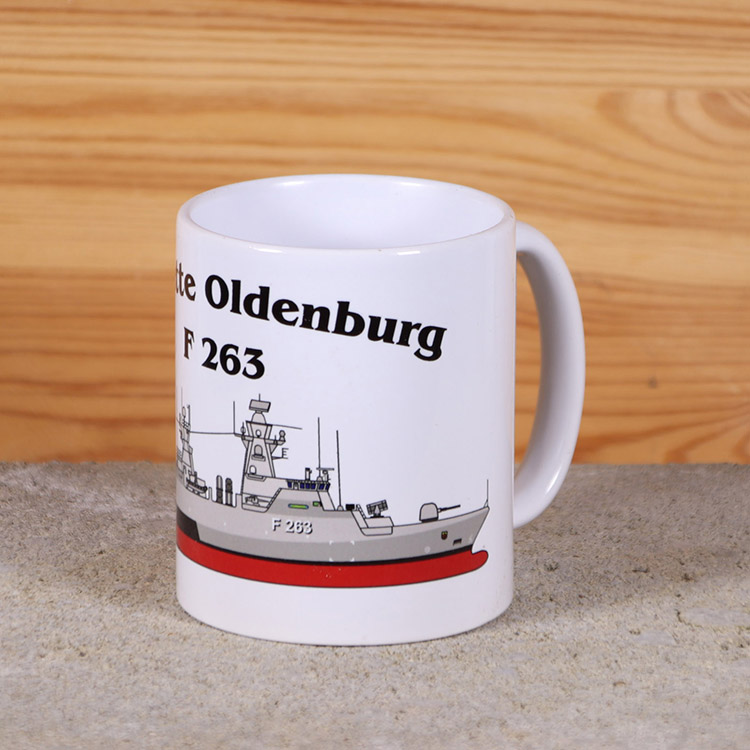 Tasse Korvette Oldenburg mit Silhouette