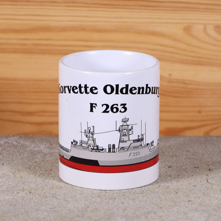 Tasse Korvette Oldenburg mit Silhouette – Bild 2