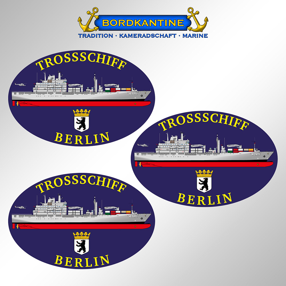 Aufkleberset Einsatzgruppenversorger Berlin - Silhouette