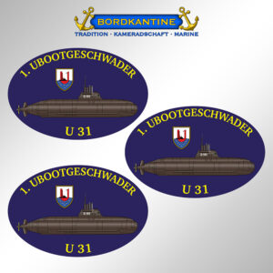 Aufkleberset U 31 - Silhouette