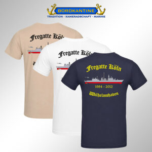 T-Shirt Fregatte Köln (F 211) - Wappen & Silhouette
